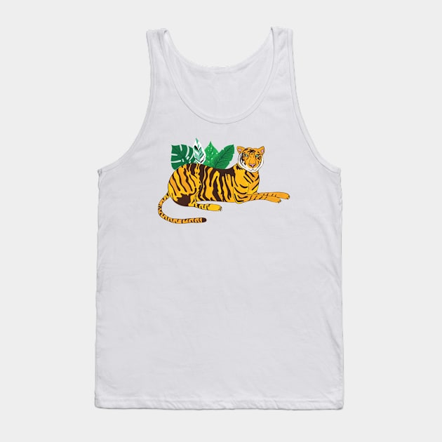 Wild cats taking some time to be beautiful Tank Top by estudioanzol